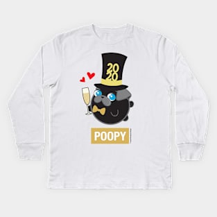 Poopy Kids Long Sleeve T-Shirt